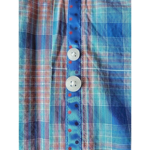 TAILORBRYD 1930 Collection Plaid Cotton Short Sleeve Shirt | XXL - Picture 8 of 13